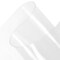 1 Yard Frosted Clear PVC Vinyl Fabric Privacy Screen Waterproof 54 Inch Wide Plastic Material